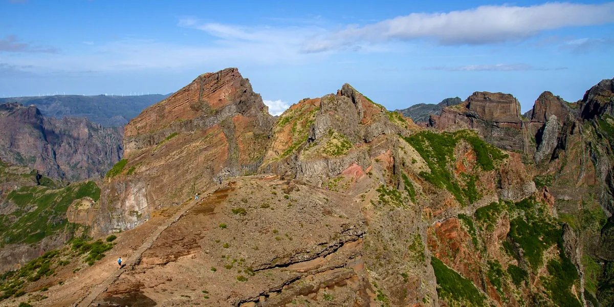 Pico das Torres, vue depuis le pico Ariero